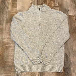 Even Tide Men's Adrian Mixed Rope Yarn
1/4 Zip Sweater Sz Medium